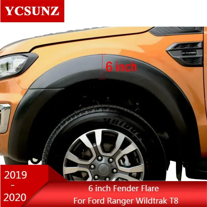 Брызговики 6-дюймовые для колесной арки, для Ford Ranger Wildtrak 2019, 2020, MK3, T8, с двумя кабинами
Брызговики 6-дюймовые для колесной арки, для Ford Ranger Wildtrak 2019, 2020, MK3, T8, с двумя кабинами