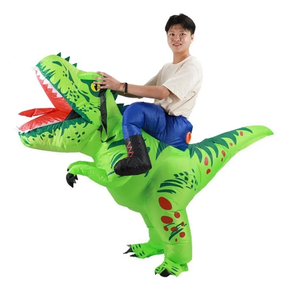 Prank Prop Green Tyrannosaurus Rex Inflatable Suit Interesting Riding Dinosaur Cartoon Mascot Costume Festival Celebration Prop
Prank Prop Green Tyrannosaurus Rex Inflatable Suit Interesting Riding Dinosaur Cartoon Mascot Costume Festival Celebration Prop