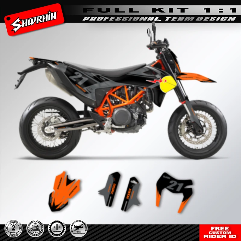 Sawrain For KTM 690 SMC R 690 Enduro 2019 2020 2021 Custom Motorcycle Graphics Background Sticker Kits
Sawrain For KTM 690 SMC R 690 Enduro 2019 2020 2021 Custom Motorcycle Graphics Background Sticker Kits