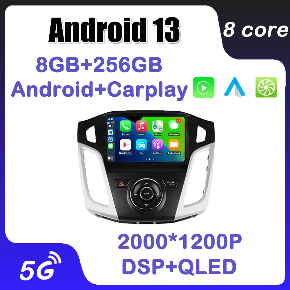 for Ford Focus 3 Mk 3 2011 - 2019 Screen Car Radio Multimedia Video Player Navigation GPS Android 14
for Ford Focus 3 Mk 3 2011 - 2019 Screen Car Radio Multimedia Video Player Navigation GPS Android 14
