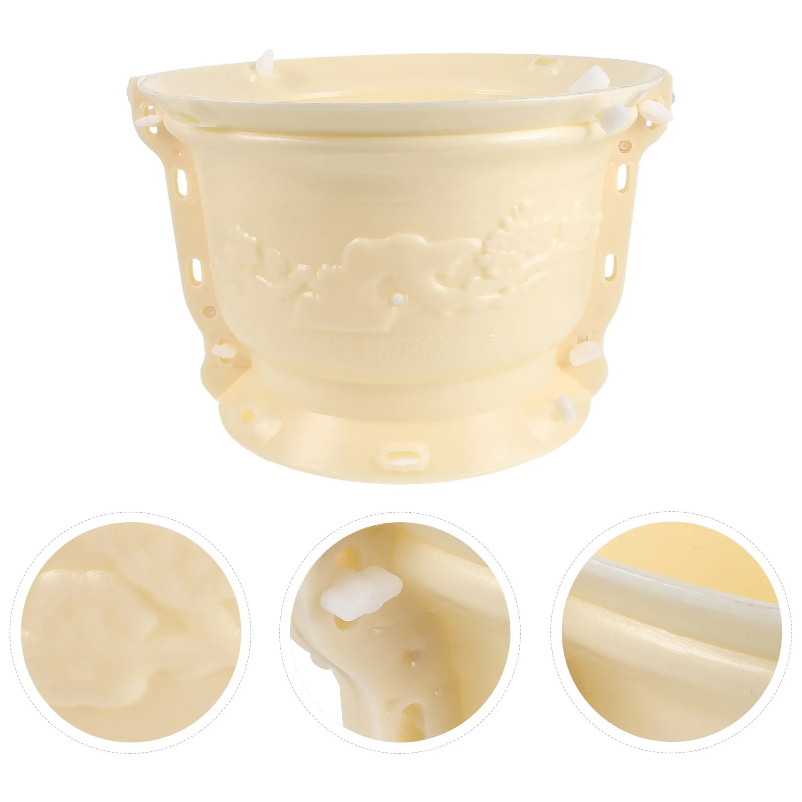 Concrete Flower Pot Mold Garden Planter Cement Crafting Plaster Form for Cactus Bonsai Pot Outdoor Sculpture Mold
Concrete Flower Pot Mold Garden Planter Cement Crafting Plaster Form for Cactus Bonsai Pot Outdoor Sculpture Mold