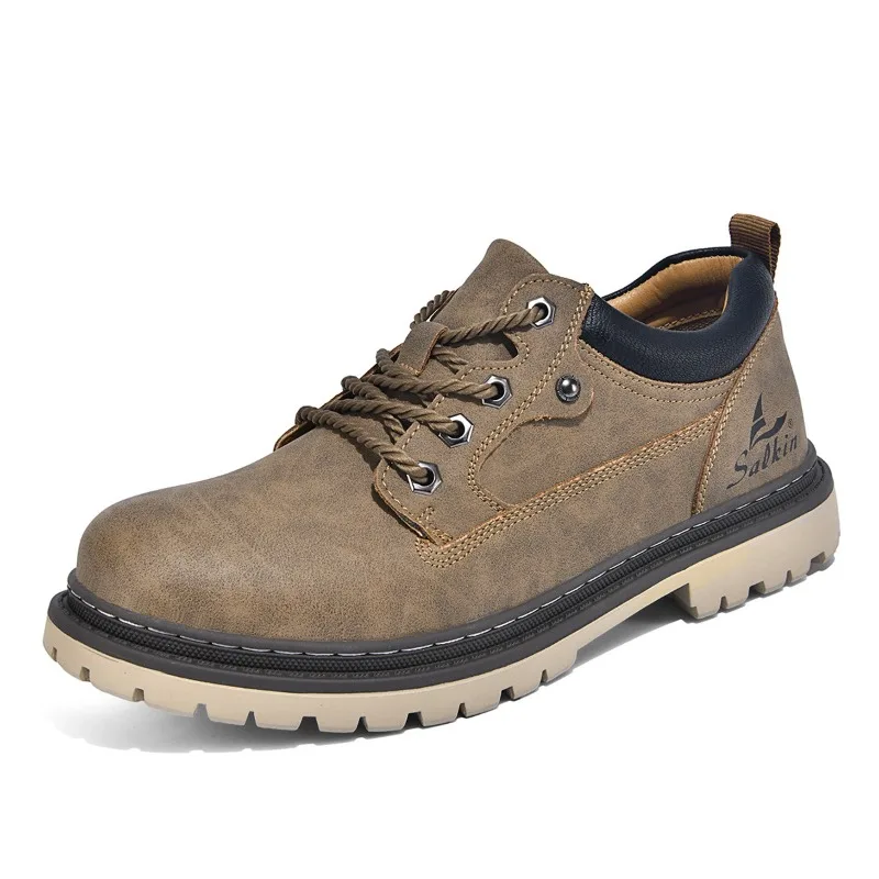 Fashion Men's Leather Shoes England Style Formal Shoes for Man Non Slip Handmade Ankle Boots Outdoor Waterproof Casual Work Shoe
Fashion Men's Leather Shoes England Style Formal Shoes for Man Non Slip Handmade Ankle Boots Outdoor Waterproof Casual Work Shoe