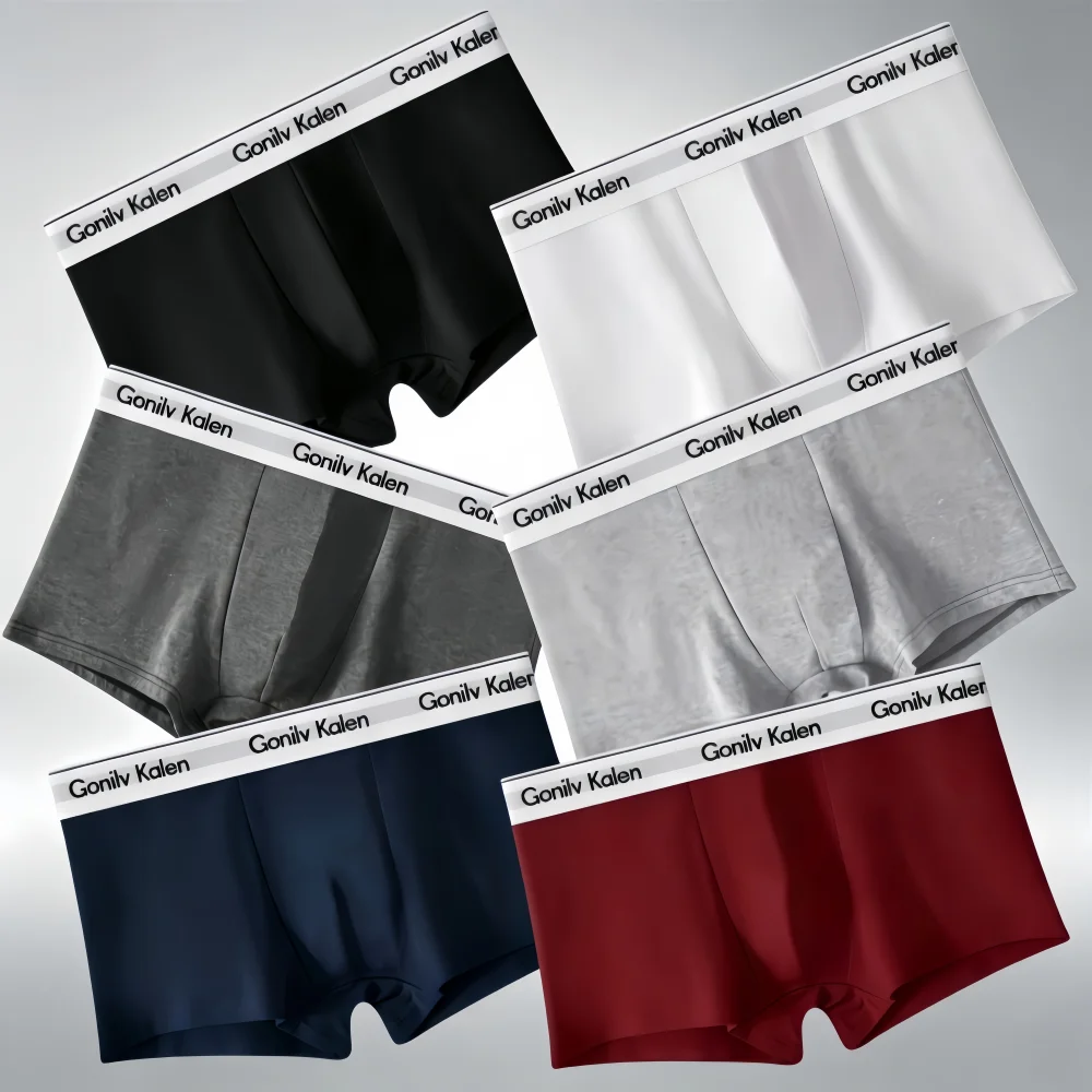 Mens Cotton Boxer Briefs 6 Pack Soft Breathable Elastic Waist Solid Anti-Roll Comfort Underwear For Daily Sport Casual Daily All
Mens Cotton Boxer Briefs 6 Pack Soft Breathable Elastic Waist Solid Anti-Roll Comfort Underwear For Daily Sport Casual Daily All
