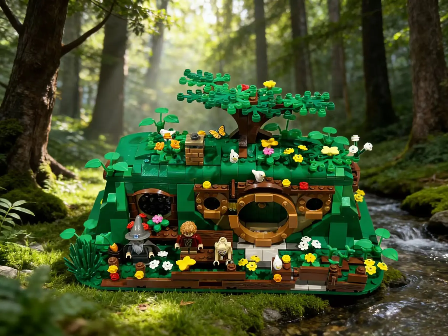 657pcs MOC Bag End Hobbit And Lord Rings The Model Building Blocks Architecture DIY Toy Education Brick Christmas Gift Kids
657pcs MOC Bag End Hobbit And Lord Rings The Model Building Blocks Architecture DIY Toy Education Brick Christmas Gift Kids