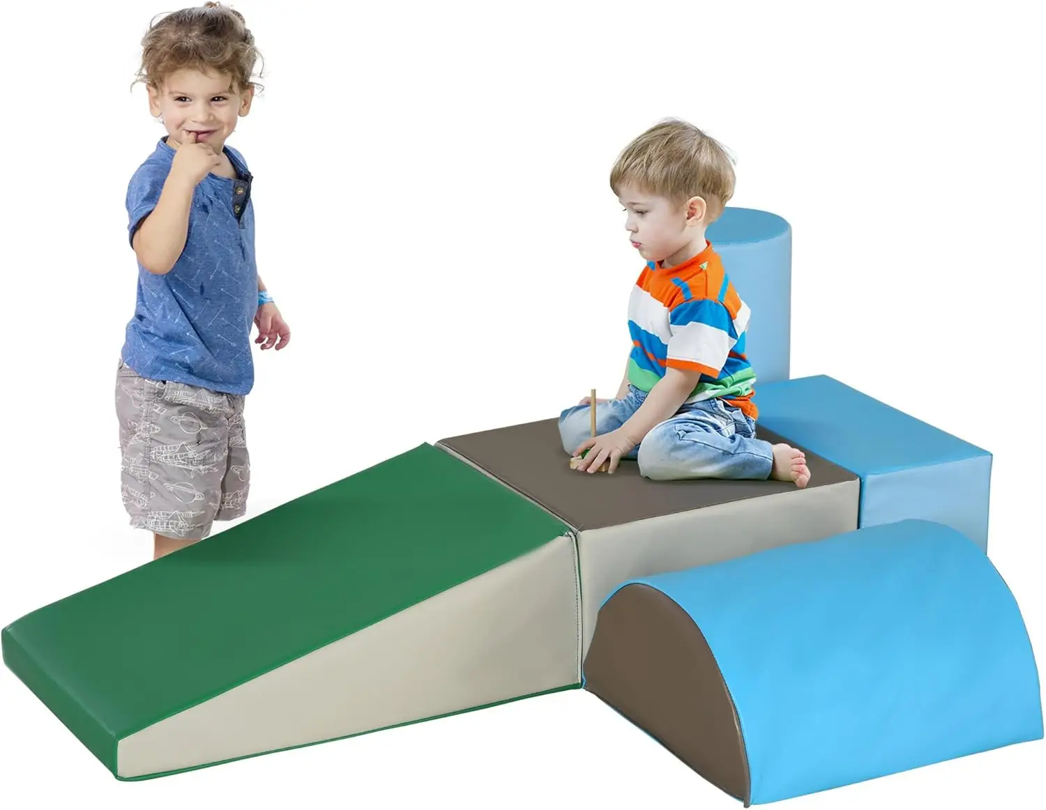 5 Piece Climb and Crawl Activity Play Set, Baby Soft Play Set, Foam Climbing Blocks for Toddlers, Kids Preschooler Indoor Play E
5 Piece Climb and Crawl Activity Play Set, Baby Soft Play Set, Foam Climbing Blocks for Toddlers, Kids Preschooler Indoor Play E