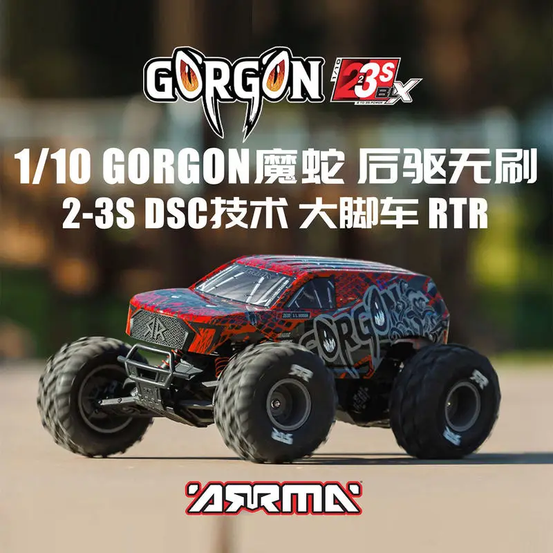 ARRMA GORGON Remote Control Monster Truck 1 10 Scale Brushless Rear Drive 2 3 Blx Electric Off Road Rc RTR Adult Hobby Vehicle
ARRMA GORGON Remote Control Monster Truck 1 10 Scale Brushless Rear Drive 2 3 Blx Electric Off Road Rc RTR Adult Hobby Vehicle
