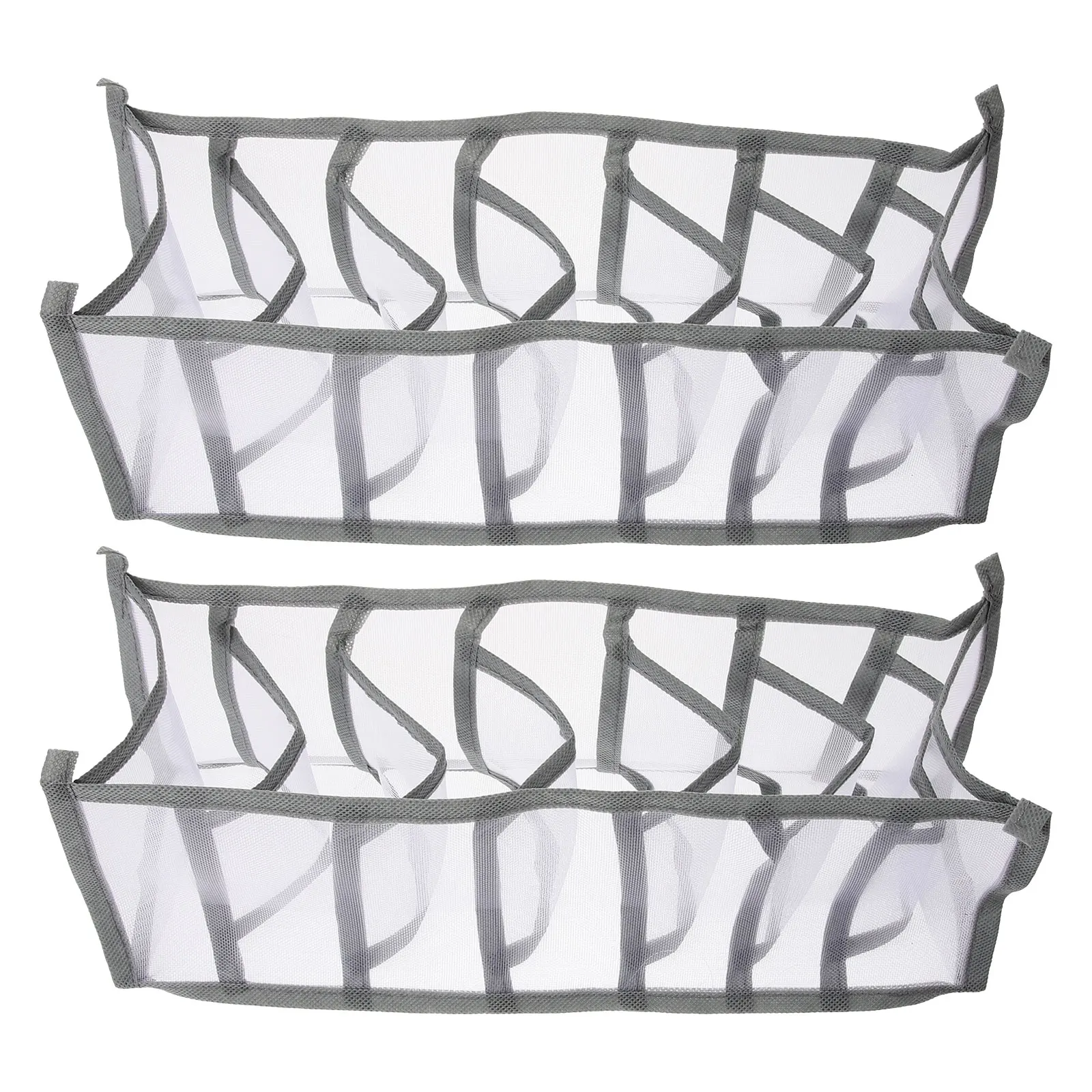 2pcs Wardrobe Clothes Organizer Box Multi-Grid Storage Container For Jeans T Shirts Socks Drawer Divider Closet Compartment
2pcs Wardrobe Clothes Organizer Box Multi-Grid Storage Container For Jeans T Shirts Socks Drawer Divider Closet Compartment