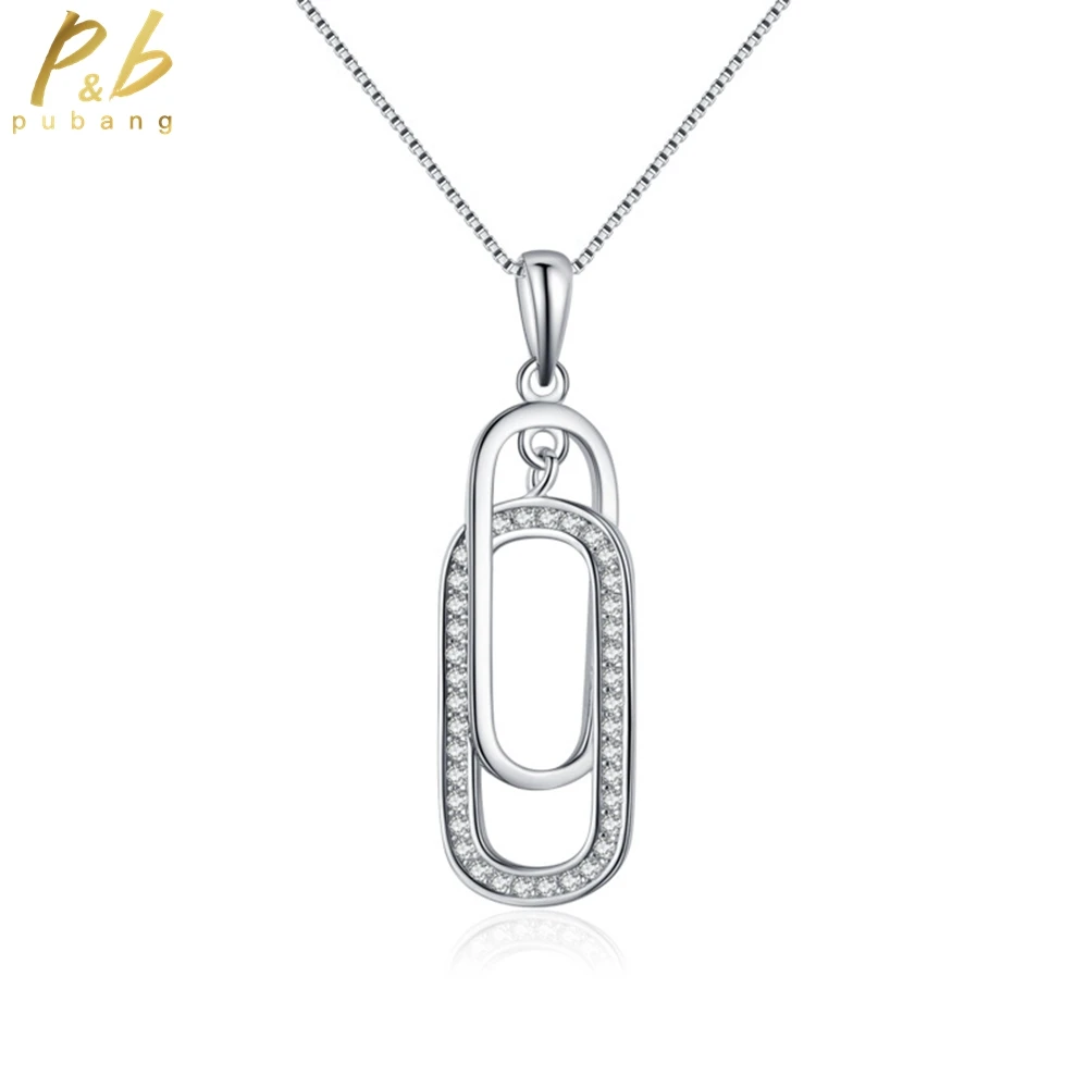 PuBang Fine Jewelry Solid 925 Sterling Silver High Carbon Diamond Vintage Pendant Necklace for Women Wedding Gifts Drop Shipping
PuBang Fine Jewelry Solid 925 Sterling Silver High Carbon Diamond Vintage Pendant Necklace for Women Wedding Gifts Drop Shipping