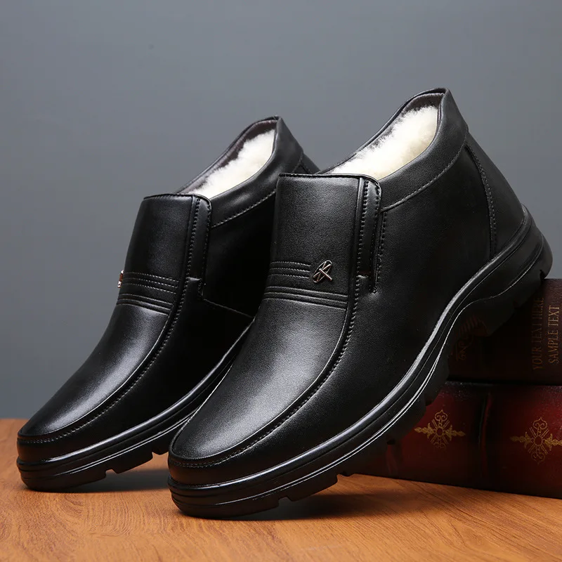 High Quality Snow Boots Men Boots Genuine Leather Dad Shoes Leather Shoes Mens Dress Boots Winter Shoes Men Zapatillas Hombre
High Quality Snow Boots Men Boots Genuine Leather Dad Shoes Leather Shoes Mens Dress Boots Winter Shoes Men Zapatillas Hombre
