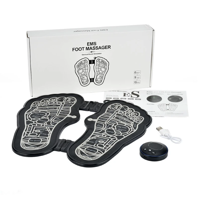EMS Massage Foot Pad Usb Rechargeable Intelligent Massage Leg Instrument Foldable Portable Massage Foot Therapy Machine
EMS Massage Foot Pad Usb Rechargeable Intelligent Massage Leg Instrument Foldable Portable Massage Foot Therapy Machine
