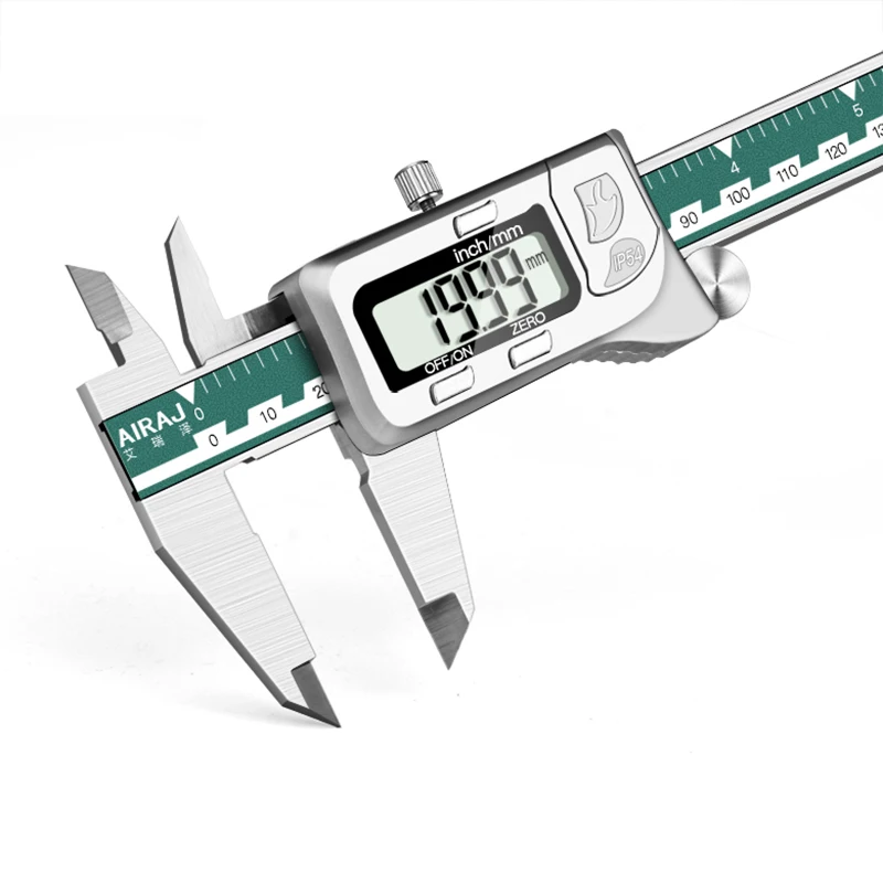 AIRAJ 150mm 200mm 300mm Multi-function Electronic Digital Calipers High-precision Stainless Steel Vernier Caliper Digital Rule
AIRAJ 150mm 200mm 300mm Multi-function Electronic Digital Calipers High-precision Stainless Steel Vernier Caliper Digital Rule