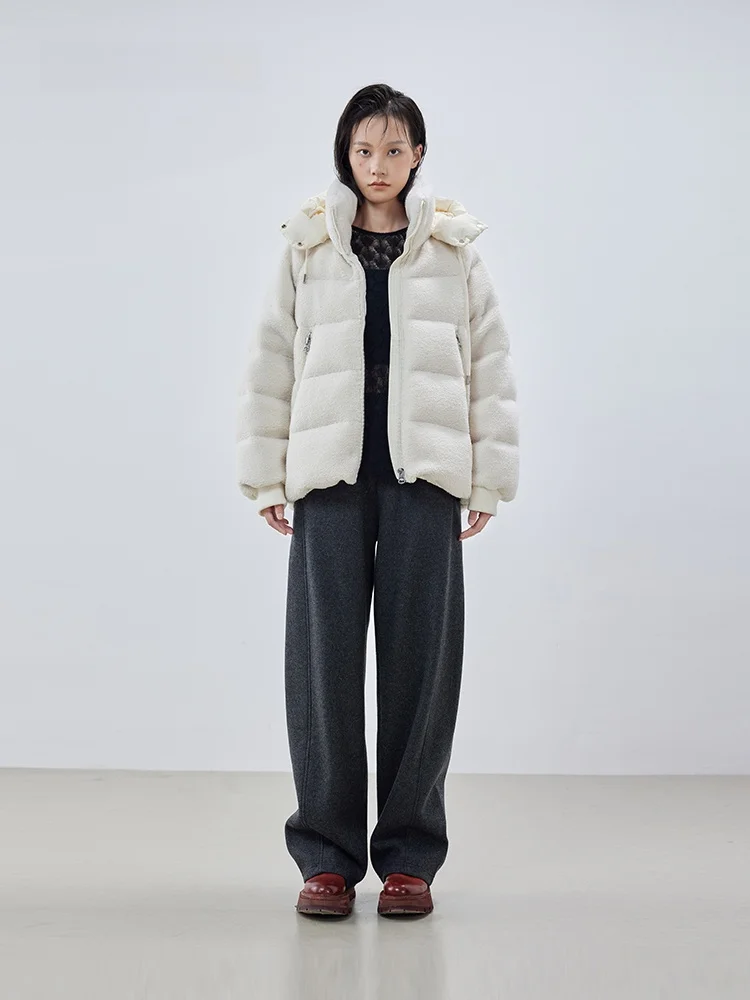 XMOOM2024 Winter New Stand Collar Hooded Patchwork Fluffy Warm Women's down Jaet Commute Sle Thiened Long Sve Zipper
XMOOM2024 Winter New Stand Collar Hooded Patchwork Fluffy Warm Women's down Jaet Commute Sle Thiened Long Sve Zipper