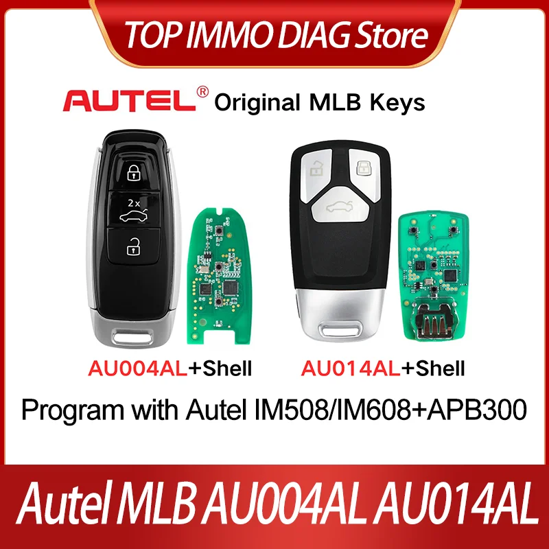 Autel Original Ikey AU004AL AU014AL MLB Key programming with Autel IM508S IM608Pro2 APB300 MLB programmer Add key for MLB system
Autel Original Ikey AU004AL AU014AL MLB Key programming with Autel IM508S IM608Pro2 APB300 MLB programmer Add key for MLB system