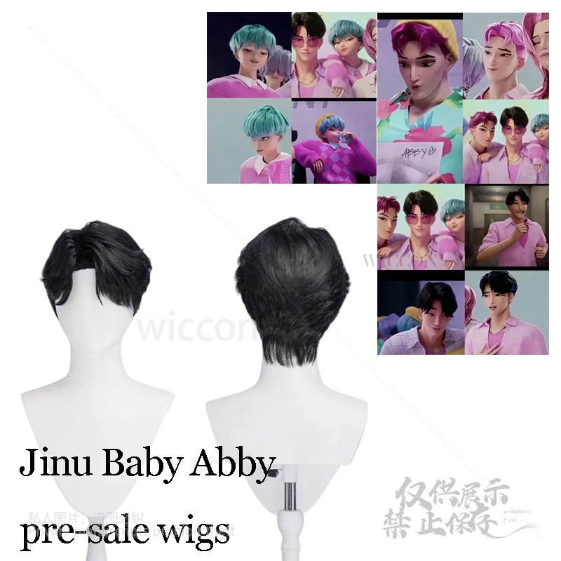 Anime KPop Demon Hunters Superstar Cosplay Jinu Baby Abby 3Style Handmade Wig Heat Resistant Synthetic Hair Halloween Party Prop
Anime KPop Demon Hunters Superstar Cosplay Jinu Baby Abby 3Style Handmade Wig Heat Resistant Synthetic Hair Halloween Party Prop