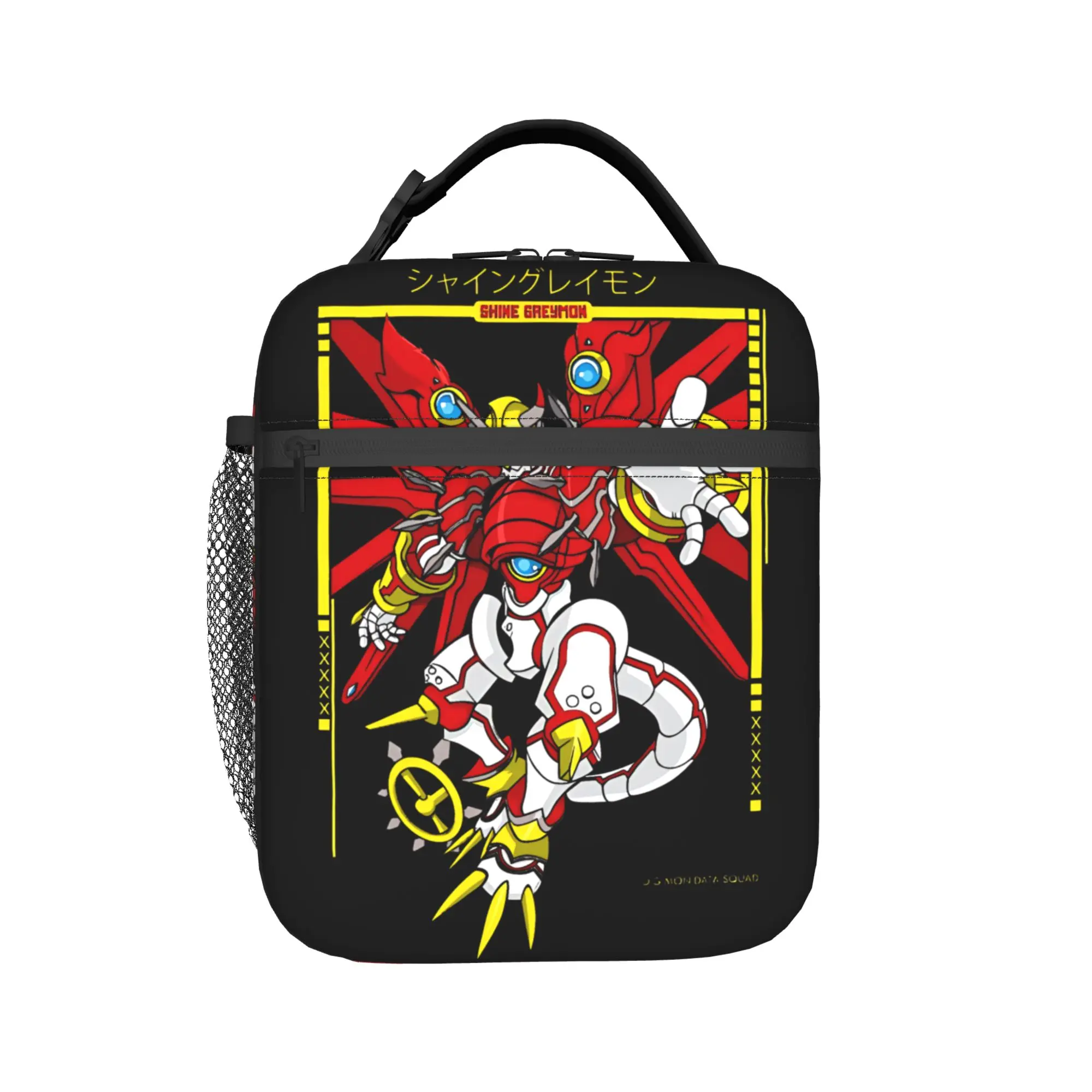Digital Monster Digimon shinegreymon Product Insulated Lunch Bag For Picnic Food Box Reusable Thermal Cooler Bento Box
Digital Monster Digimon shinegreymon Product Insulated Lunch Bag For Picnic Food Box Reusable Thermal Cooler Bento Box