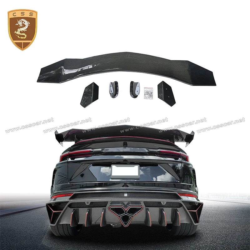 High Quality Dry Carbon Fiber Rear Truck Roof Wing Spolier For Lamborghini URUS Upgrade MSY Style Car Tail Wing Racing Lid
High Quality Dry Carbon Fiber Rear Truck Roof Wing Spolier For Lamborghini URUS Upgrade MSY Style Car Tail Wing Racing Lid
