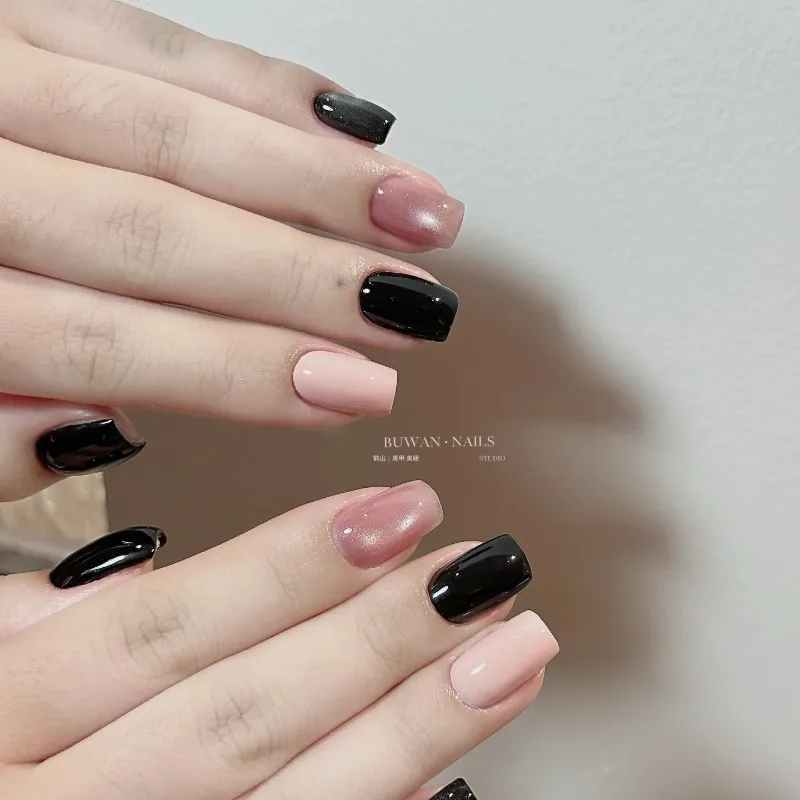 30Pcs Fake Nails Nude-Toned Two-Tone Cat-Eye Square-Shaped Press-On Nails—Perfect As A Gift for Girls and Friends
30Pcs Fake Nails Nude-Toned Two-Tone Cat-Eye Square-Shaped Press-On Nails—Perfect As A Gift for Girls and Friends