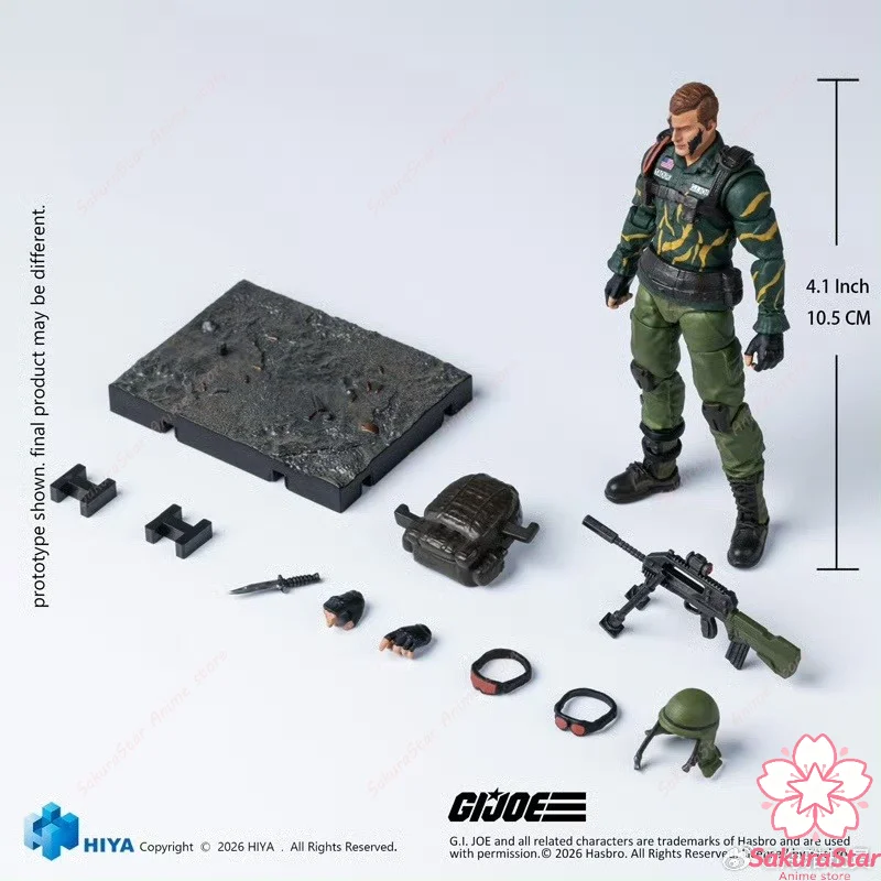 【Pre-Order】1/18 HIYA 4 Inch Exquisite Mini Series G.I.Joe Dusty Tiger Force Version Action Figure Collectible Model Toy
【Pre-Order】1/18 HIYA 4 Inch Exquisite Mini Series G.I.Joe Dusty Tiger Force Version Action Figure Collectible Model Toy