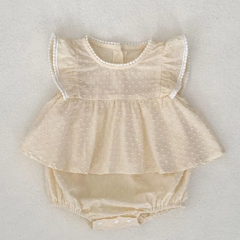 2025 New Summer Infant Baby Girls Bodysuits Fly Sleeve Cotton Solid Color Toddler Baby Girls Jumpsuit 0-24M Children Clothes
2025 New Summer Infant Baby Girls Bodysuits Fly Sleeve Cotton Solid Color Toddler Baby Girls Jumpsuit 0-24M Children Clothes