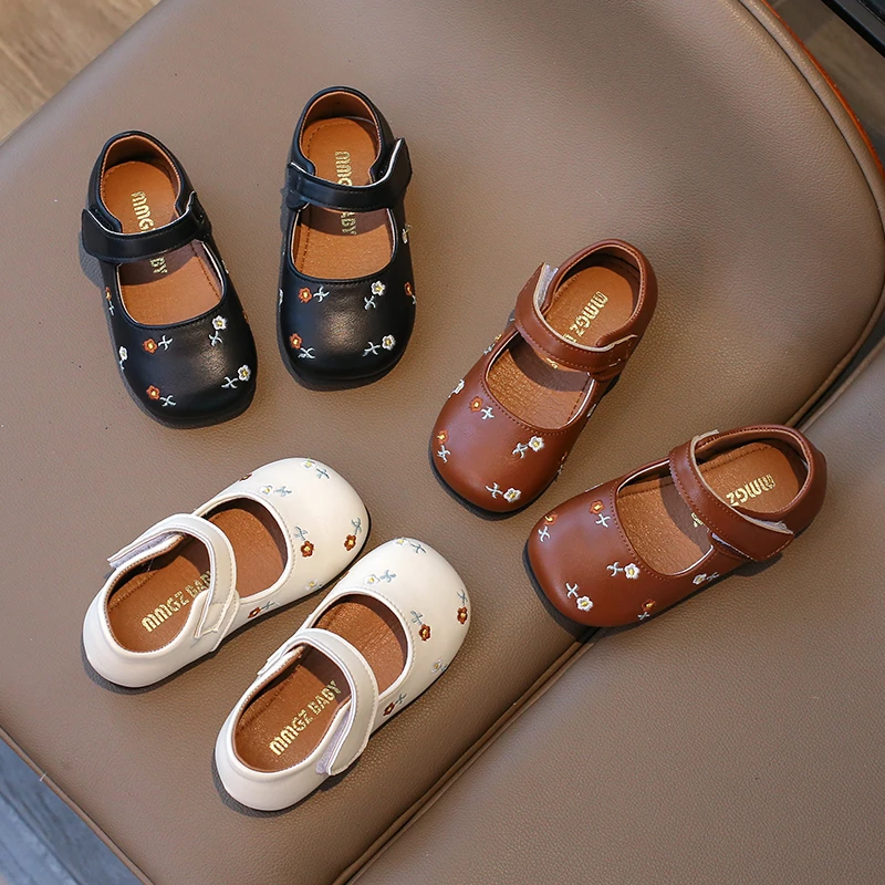 Autumn Girl's Casual Shoes Flower Hook-loop Shallow Cute Kid's Flat Shoe Solid Colors Pu Leather Fashion Daily Children Shoe
Autumn Girl's Casual Shoes Flower Hook-loop Shallow Cute Kid's Flat Shoe Solid Colors Pu Leather Fashion Daily Children Shoe