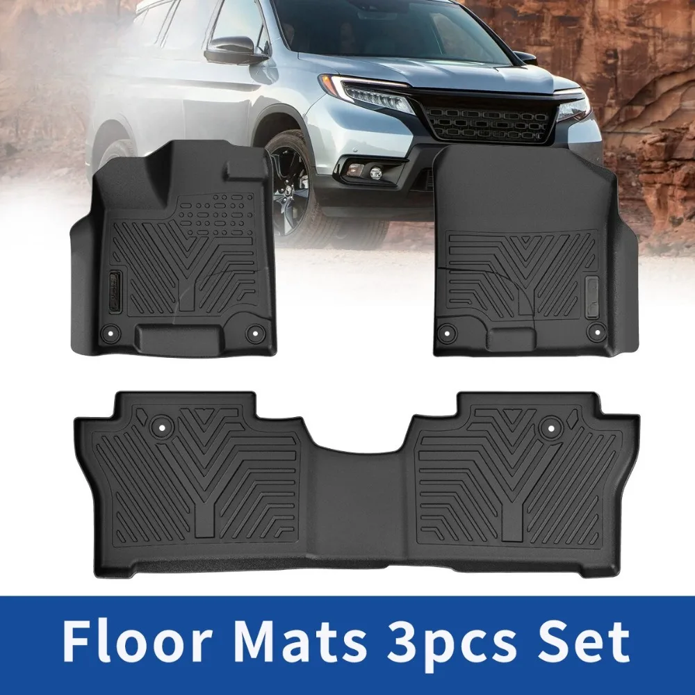 3D Floor Mats for 2019- 2025 Honda Passport All Weather 1st & 2nd Row Car Liners
3D Floor Mats for 2019- 2025 Honda Passport All Weather 1st & 2nd Row Car Liners