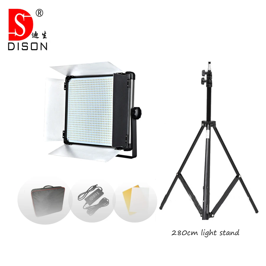 Yidoblo LED Lamp Kit D-1080 80W 7000 Lumen Video Light Studio Day-light Photography Continue Lighting + Handbag +tripod Set
Yidoblo LED Lamp Kit D-1080 80W 7000 Lumen Video Light Studio Day-light Photography Continue Lighting + Handbag +tripod Set