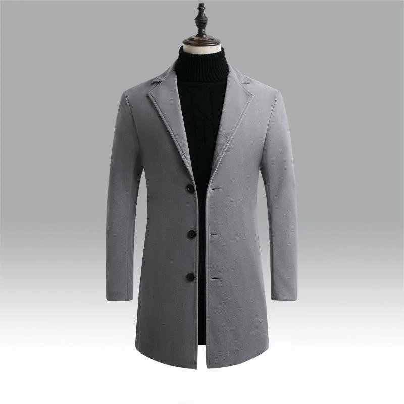 Slim Fit Men's Spring Autumn Thin Coat Medium Length Woolen Jacket Stylish Casual Woolen Coat Trendy Student Wear Cleanfit
Slim Fit Men's Spring Autumn Thin Coat Medium Length Woolen Jacket Stylish Casual Woolen Coat Trendy Student Wear Cleanfit