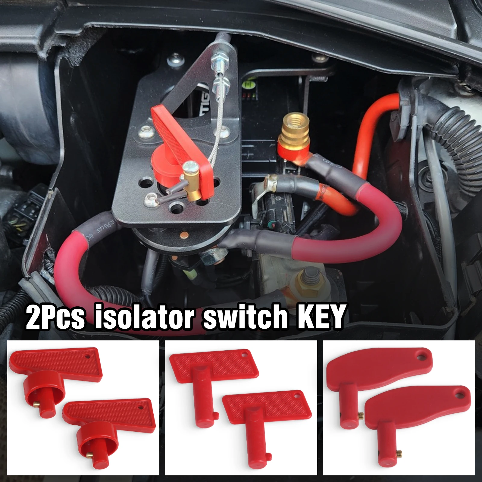 1 Pair Battery Master Cut Off Kill Isolator Switch With 2 Spare Keys For Car Boat Rally Truck Marine Camper ABS Copper
1 Pair Battery Master Cut Off Kill Isolator Switch With 2 Spare Keys For Car Boat Rally Truck Marine Camper ABS Copper