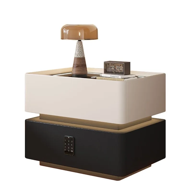 Modern Solid Wood Smart Bedside Table with LED Light Wireless Charging Bedside Cabinet for Home & Hospital Bedroom Use
Modern Solid Wood Smart Bedside Table with LED Light Wireless Charging Bedside Cabinet for Home & Hospital Bedroom Use