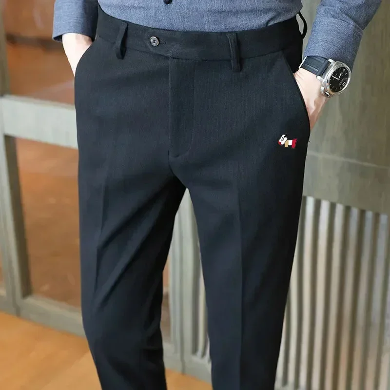 2025 Spring Golf Clothing Men Business Casual Long Pants Korean New Suit Pants Men Golf Wear High Quality Golf Pants Trousers
2025 Spring Golf Clothing Men Business Casual Long Pants Korean New Suit Pants Men Golf Wear High Quality Golf Pants Trousers