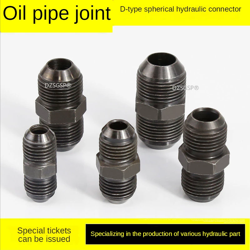 High Pressure Oil Pipe Joint Double Head D-type Hydraulic Alignment 14*1.5 Metric Thread External Thread Straight Through Joint
High Pressure Oil Pipe Joint Double Head D-type Hydraulic Alignment 14*1.5 Metric Thread External Thread Straight Through Joint