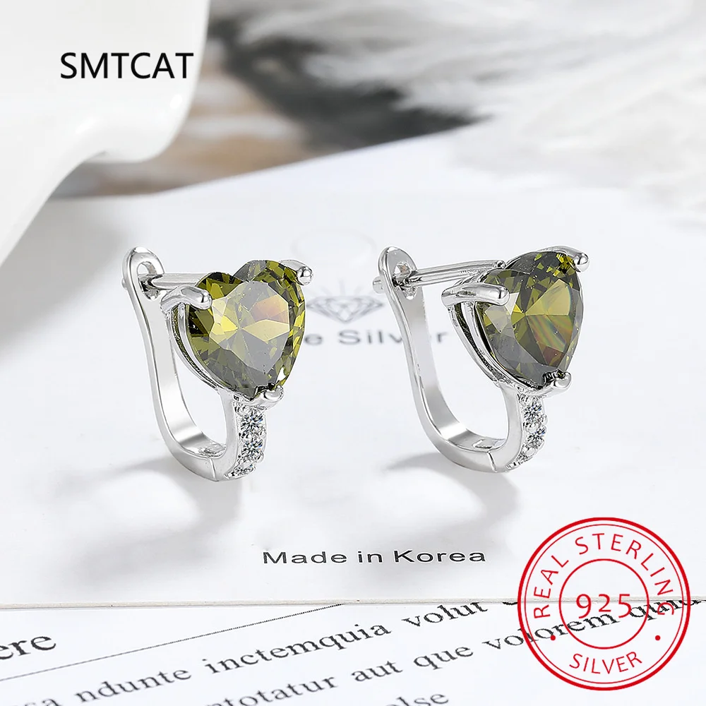 Серьги-кольца из стерлингового серебра 925 пробы с натуральным зеленым перидотом в форме сердца для женщин, модные массивные ювелирные изделия с драгоценными камнями Huggies
Серьги-кольца из стерлингового серебра 925 пробы с натуральным зеленым перидотом в форме сердца для женщин, модные массивные ювелирные изделия с драгоценными камнями Huggies
