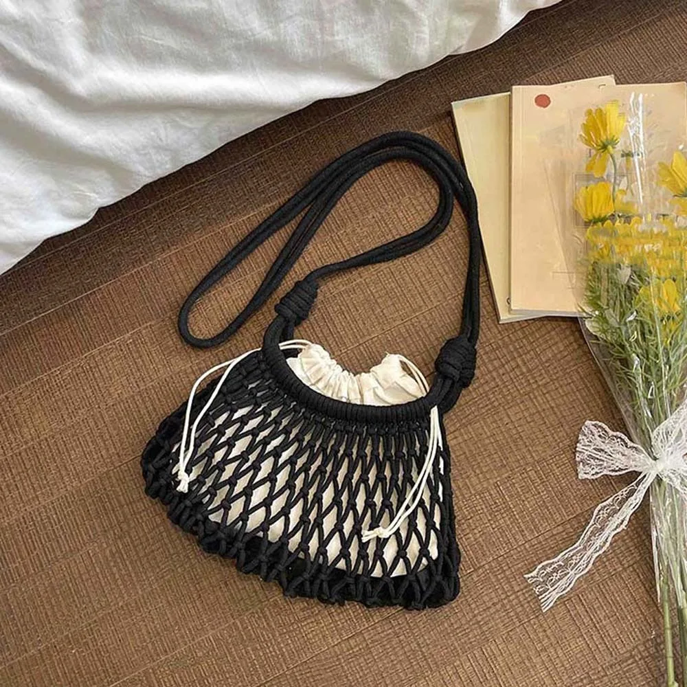 Large Capacity Crochet Shoulder Pouch Net Pouch Small Pouch Yarn Woven Crossbody Bag Adjustable Strap Polyester
Large Capacity Crochet Shoulder Pouch Net Pouch Small Pouch Yarn Woven Crossbody Bag Adjustable Strap Polyester