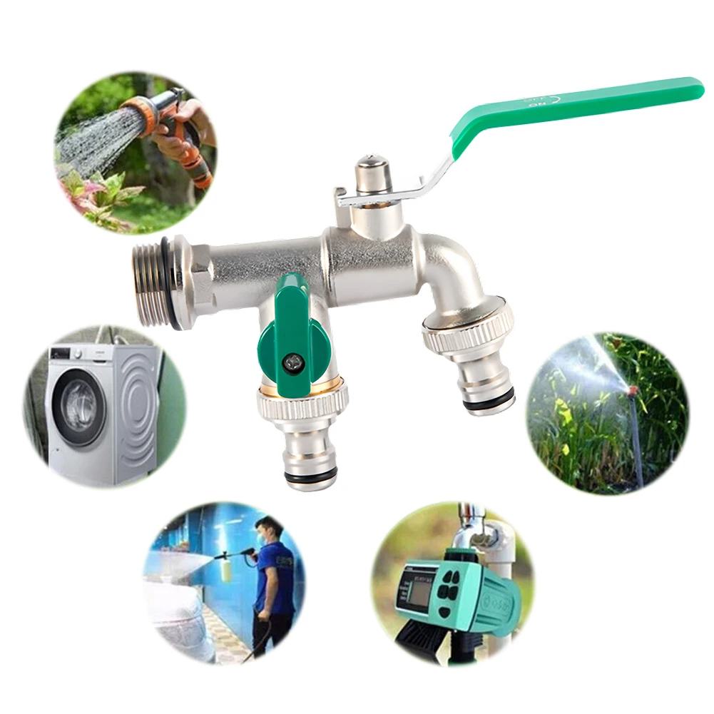 Water Tank Adapter Connector Coupling Adapter Valve Switch Double Garden Faucet Connector Brass Garden Hose Irrigation Tap Joint
Water Tank Adapter Connector Coupling Adapter Valve Switch Double Garden Faucet Connector Brass Garden Hose Irrigation Tap Joint