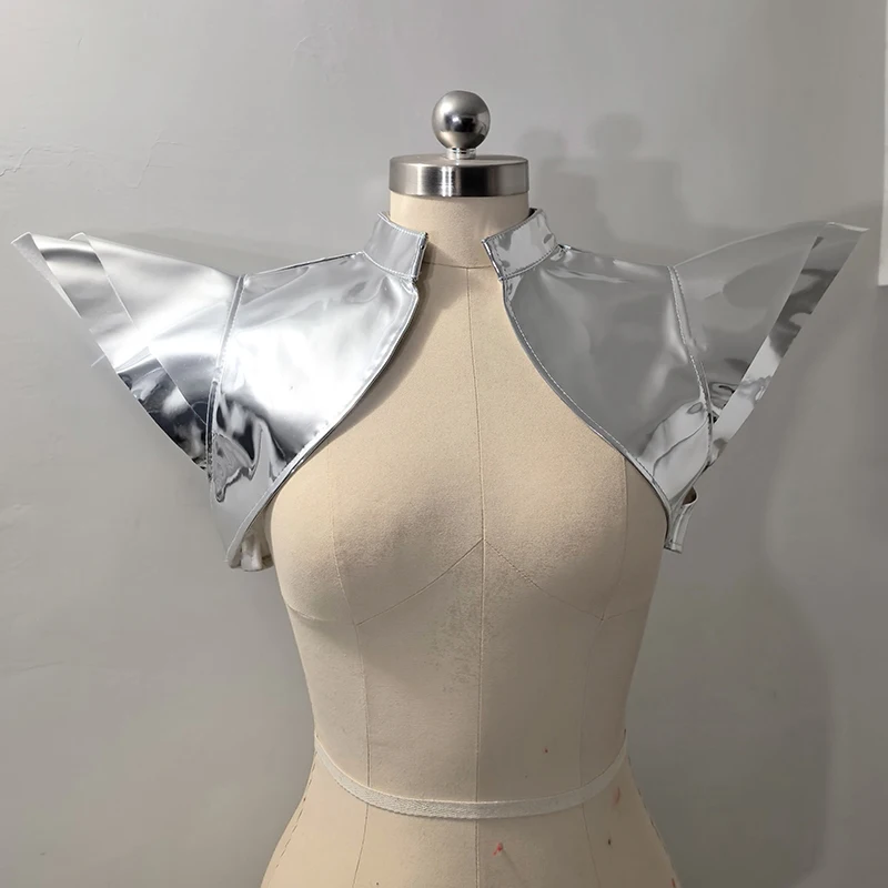 Silver Shoulder Vest Women's Show Performance Accessories Adult Nightclub Party Rave Outfit Gogo Dance Show Stage Costume 5410
Silver Shoulder Vest Women's Show Performance Accessories Adult Nightclub Party Rave Outfit Gogo Dance Show Stage Costume 5410