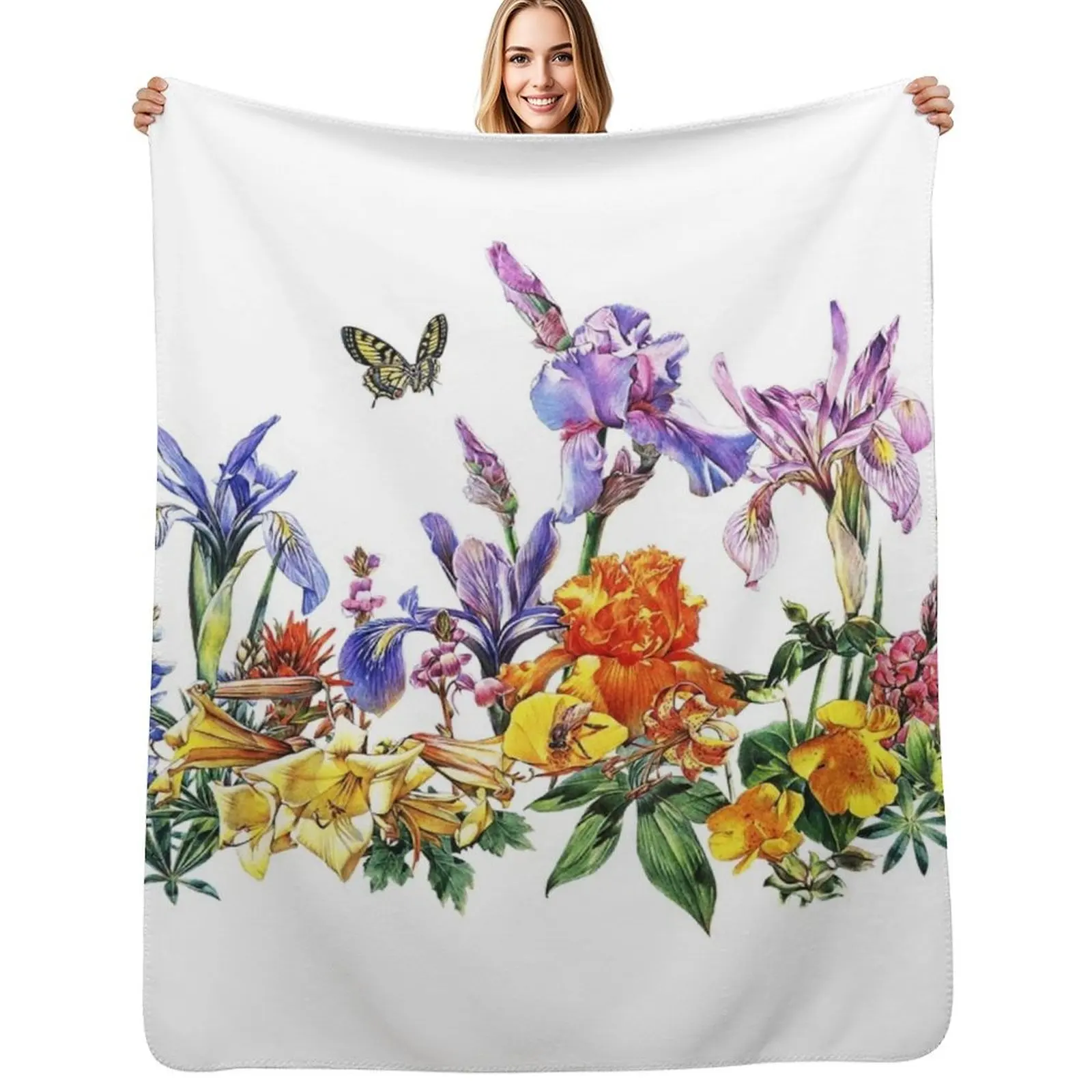 Flower Field Throw Blanket Summer Cool Breathable Blanket for Sleeping
Flower Field Throw Blanket Summer Cool Breathable Blanket for Sleeping