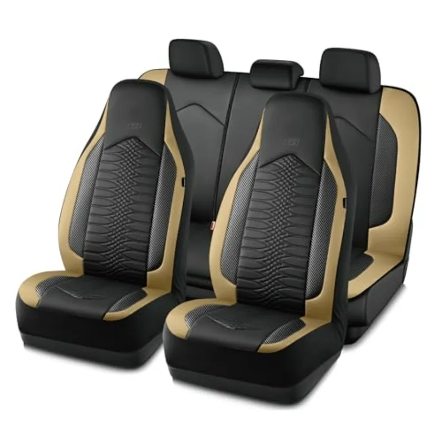 Чехлы для автомобильных сидений из пены с эффектом памяти, кожаные чехлы для сидений с высокой спинкой, стеганый дизайн, водонепроницаемые чехлы для спортивных автомобилей, полный комплект, совместимые с подушками безопасности
Чехлы для автомобильных сидений из пены с эффектом памяти, кожаные чехлы для сидений с высокой спинкой, стеганый дизайн, водонепроницаемые чехлы для спортивных автомобилей, полный комплект, совместимые с подушками безопасности