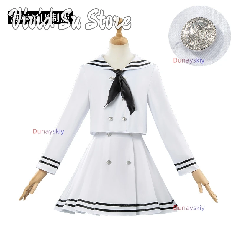College Style Navy Collar Double Breasted Cosplay 코스프레s JK Sailor Suit Parallel Bars Top Pleated Skirt Anime Suit
College Style Navy Collar Double Breasted Cosplay 코스프레s JK Sailor Suit Parallel Bars Top Pleated Skirt Anime Suit