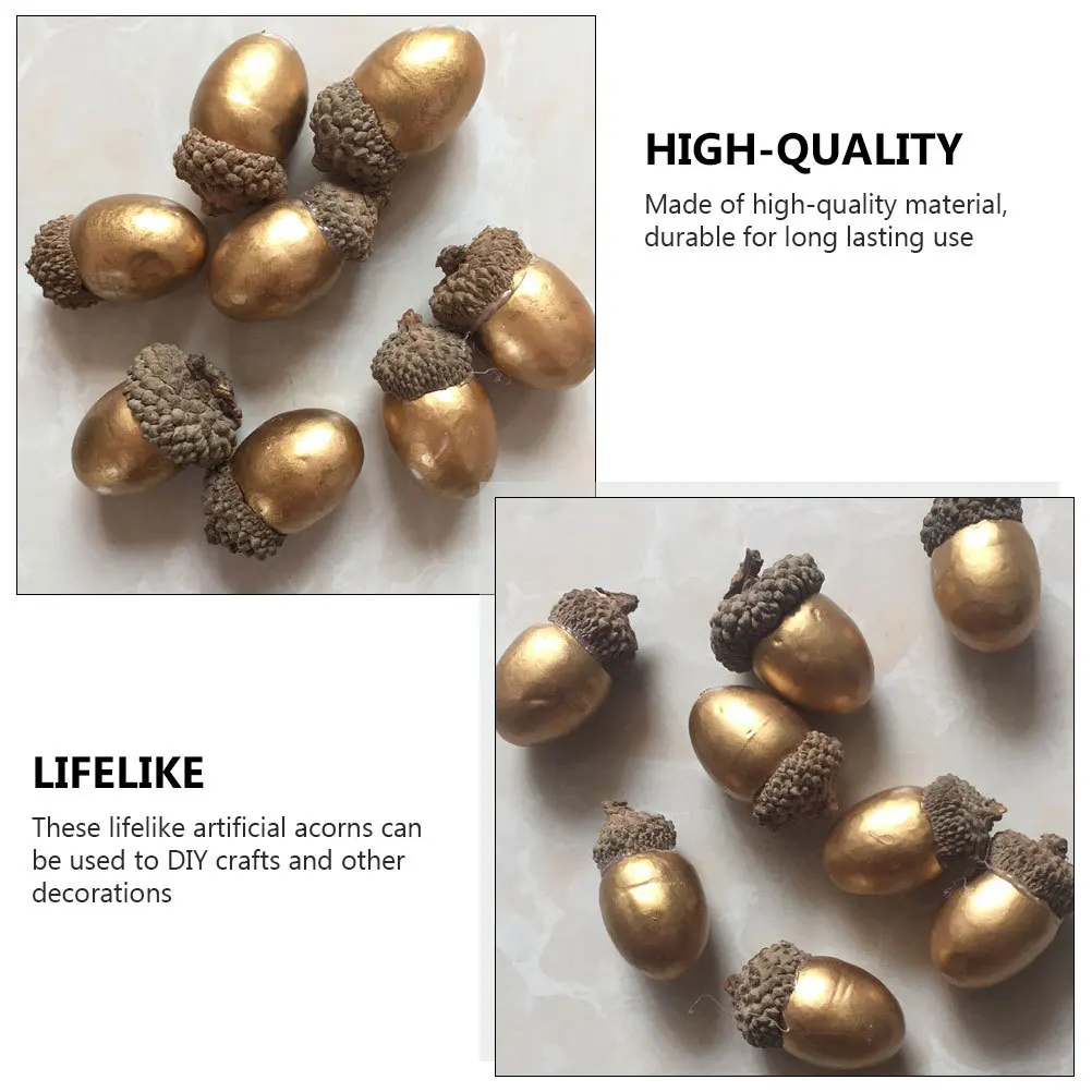 50Pcs Artificial Acorn Decor Simulation Acorns for DIY Photo Props Christmas Party Decoration Home Office Festival Xmas Pine
50Pcs Artificial Acorn Decor Simulation Acorns for DIY Photo Props Christmas Party Decoration Home Office Festival Xmas Pine