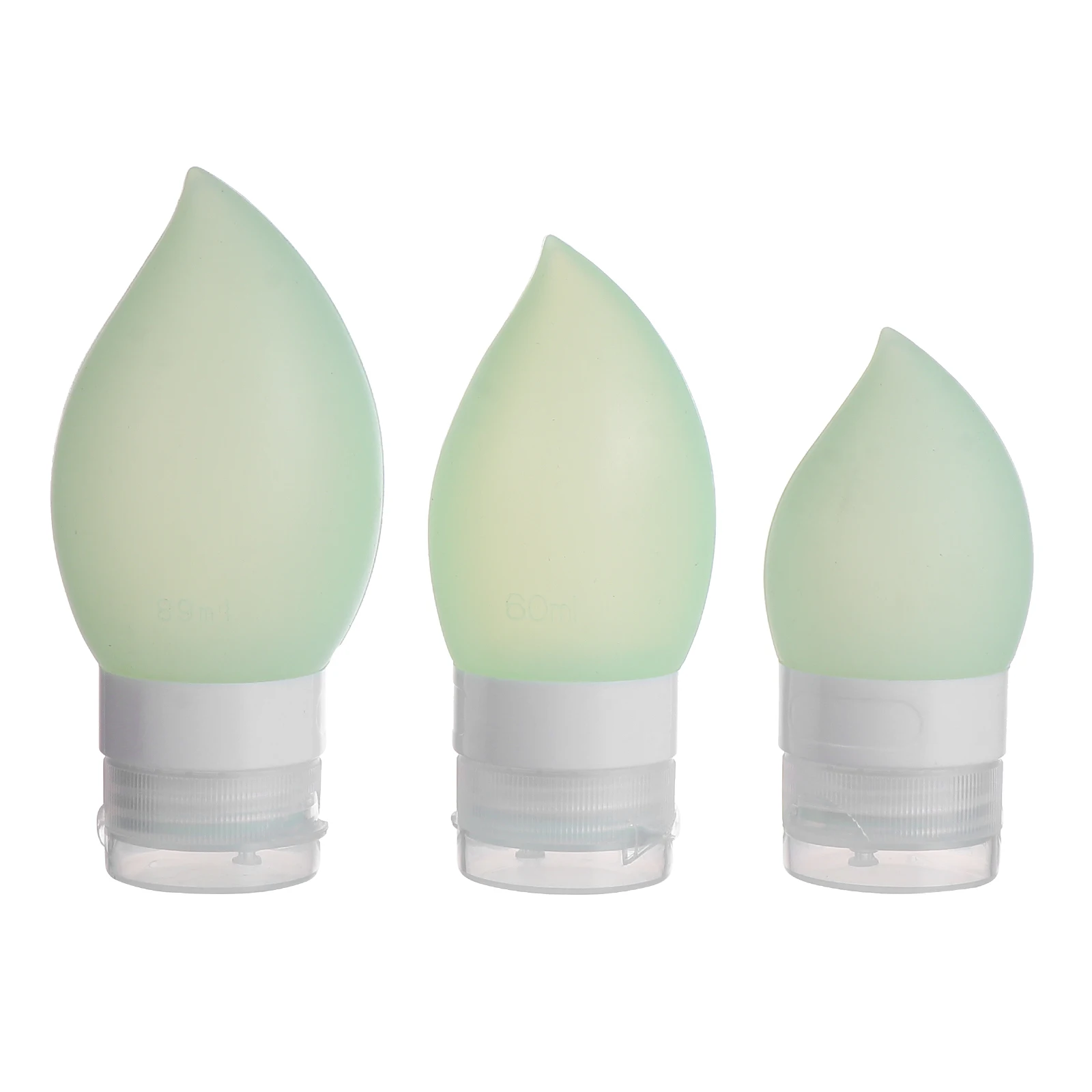 3 Pcs 38ml 60ml 89ml Silicone Bottles Empty Refillable Travel Sub-package Portable Leak Proof Containers For Cosmetics Shampoo
3 Pcs 38ml 60ml 89ml Silicone Bottles Empty Refillable Travel Sub-package Portable Leak Proof Containers For Cosmetics Shampoo
