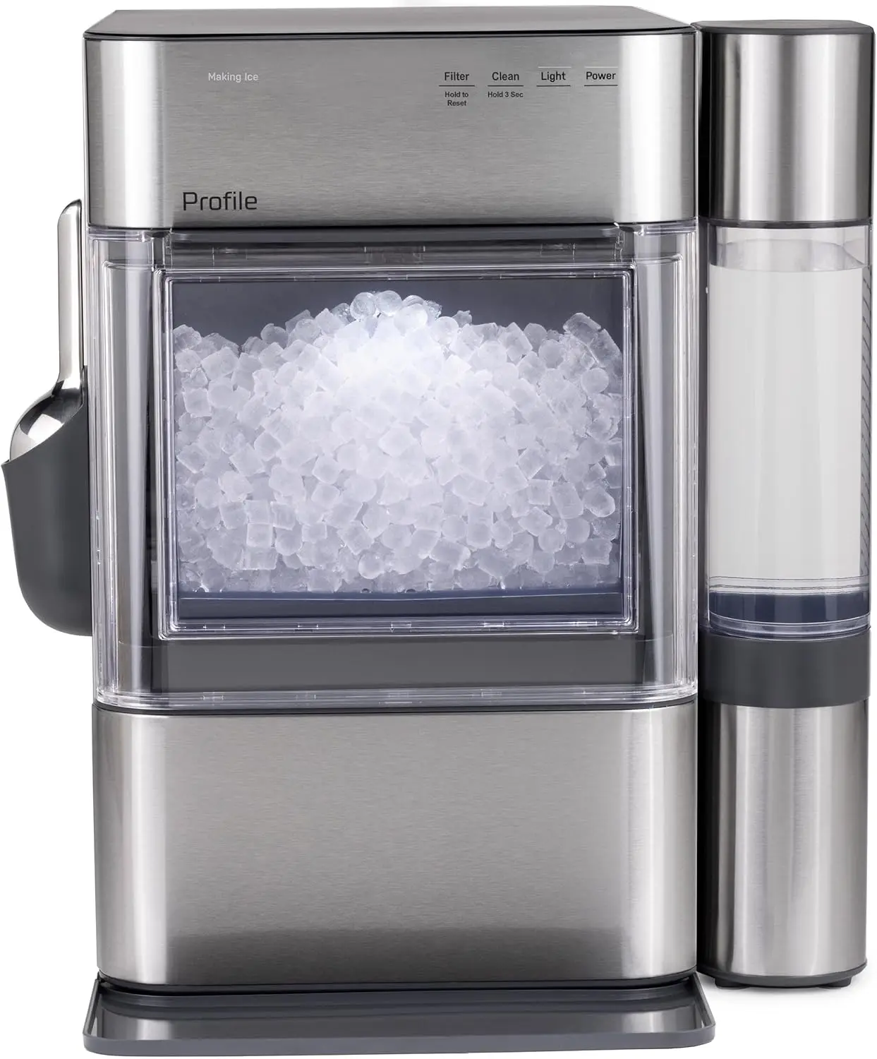 GE Opal 2.0 Ultra Nugget Ice Maker with .75 Gallon Side Tank and Scale Inhibiting Filter, Scoop Included, 38 lbs in 24 Hours, Pe
GE Opal 2.0 Ultra Nugget Ice Maker with .75 Gallon Side Tank and Scale Inhibiting Filter, Scoop Included, 38 lbs in 24 Hours, Pe