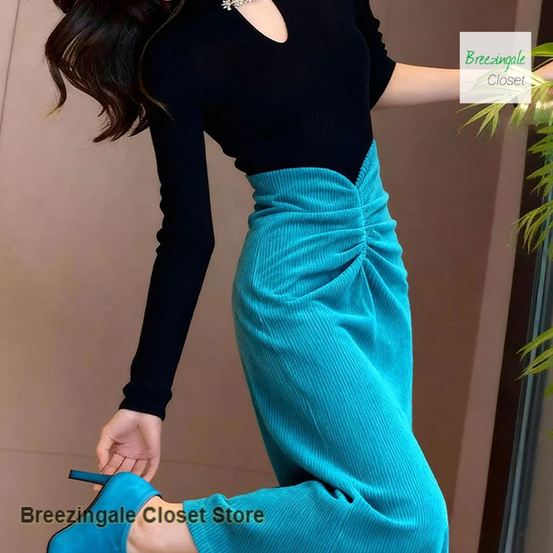 French style orange corduroy hip skirt women's autumn and winter new fashion temperament Joker casual chenille long skirt.
French style orange corduroy hip skirt women's autumn and winter new fashion temperament Joker casual chenille long skirt.