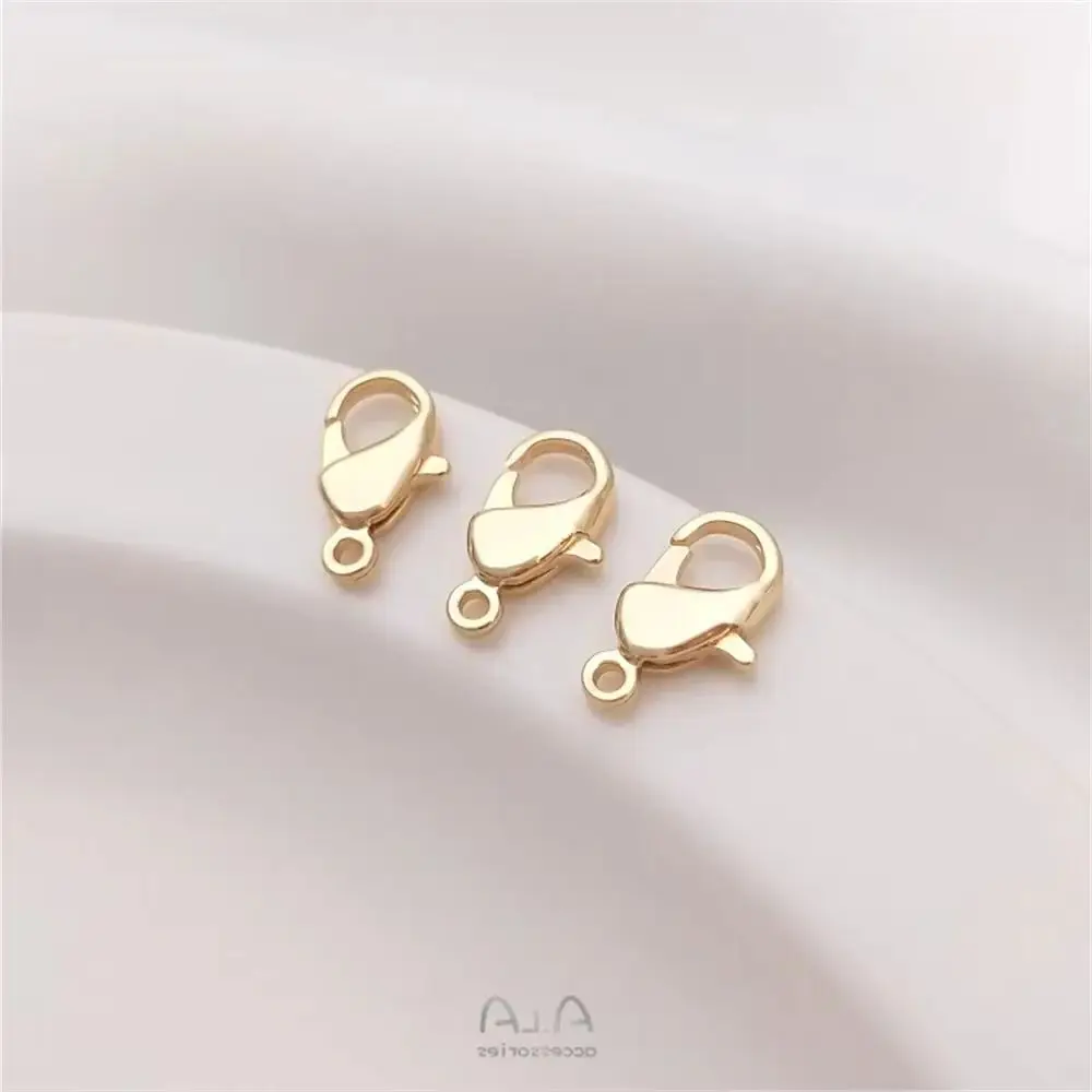 South Korea Imported Lobster Buckle 14K Gold Color Plane Spring Buckle Accessories DIY Bracelet First Accessories Material
South Korea Imported Lobster Buckle 14K Gold Color Plane Spring Buckle Accessories DIY Bracelet First Accessories Material