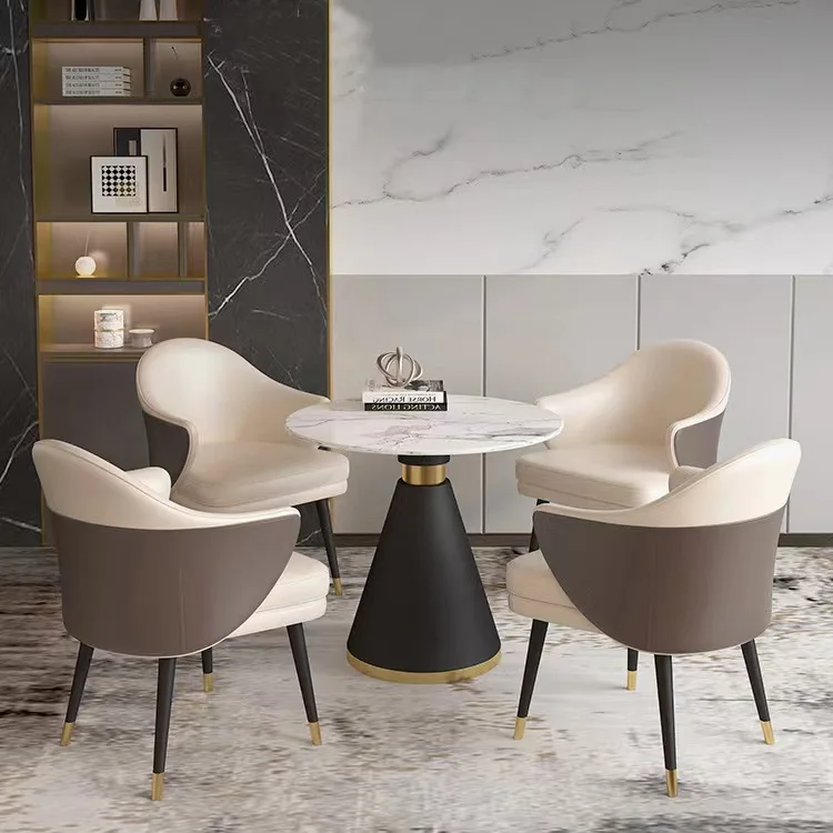 Light luxury negotiation tables and chairs Hotel beauty salon reception and sales department 4S store meeting tables and chairs
Light luxury negotiation tables and chairs Hotel beauty salon reception and sales department 4S store meeting tables and chairs