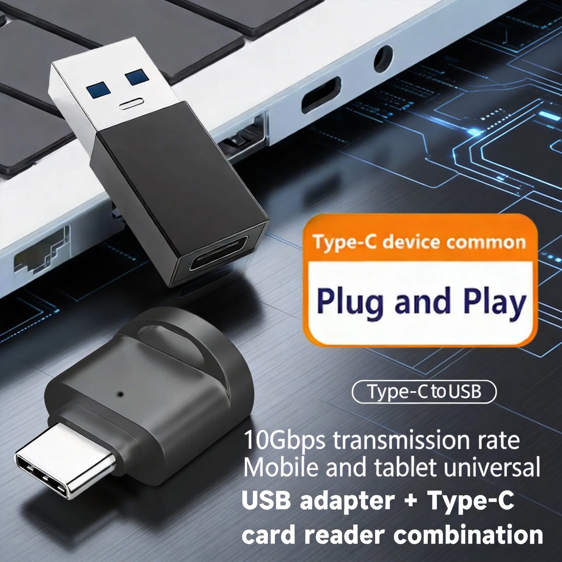 Картридер Type-C для TF-карт с корпусом из цинкового сплава, картридер для SD-карт, включает адаптер USB-C на USB для ноутбуков, планшетов, смартфонов
Картридер Type-C для TF-карт с корпусом из цинкового сплава, картридер для SD-карт, включает адаптер USB-C на USB для ноутбуков, планшетов, смартфонов