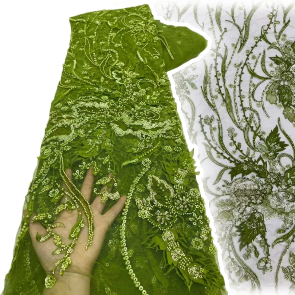 Новая роскошная нигерийская африканская кружевная ткань с бисером для жениха, золотая французская кружевная ткань с блестками, подходит для шитья официального платья 1929
Новая роскошная нигерийская африканская кружевная ткань с бисером для жениха, золотая французская кружевная ткань с блестками, подходит для шитья официального платья 1929