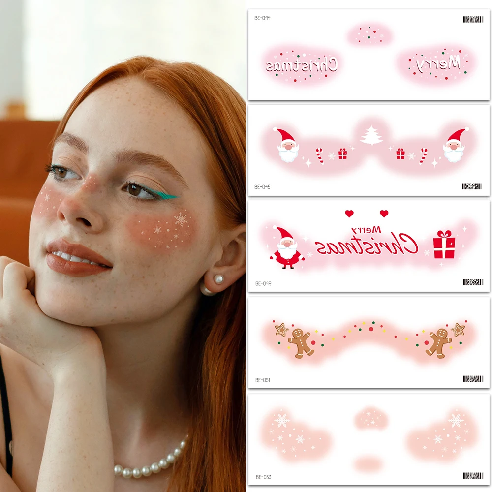 12PCSChristmas Face Tattoo Stickers Waterproof Santa Claus Design Makeup Fake Sticker For Beauty Lovers Party Supplies Christmas
12PCSChristmas Face Tattoo Stickers Waterproof Santa Claus Design Makeup Fake Sticker For Beauty Lovers Party Supplies Christmas
