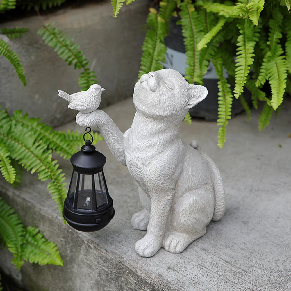 Solar Cat Garden Light Resin Outdoor Lantern Animal Yard Lamp Charming Creative Cat Decor for Yard Lawn Patio
Solar Cat Garden Light Resin Outdoor Lantern Animal Yard Lamp Charming Creative Cat Decor for Yard Lawn Patio
