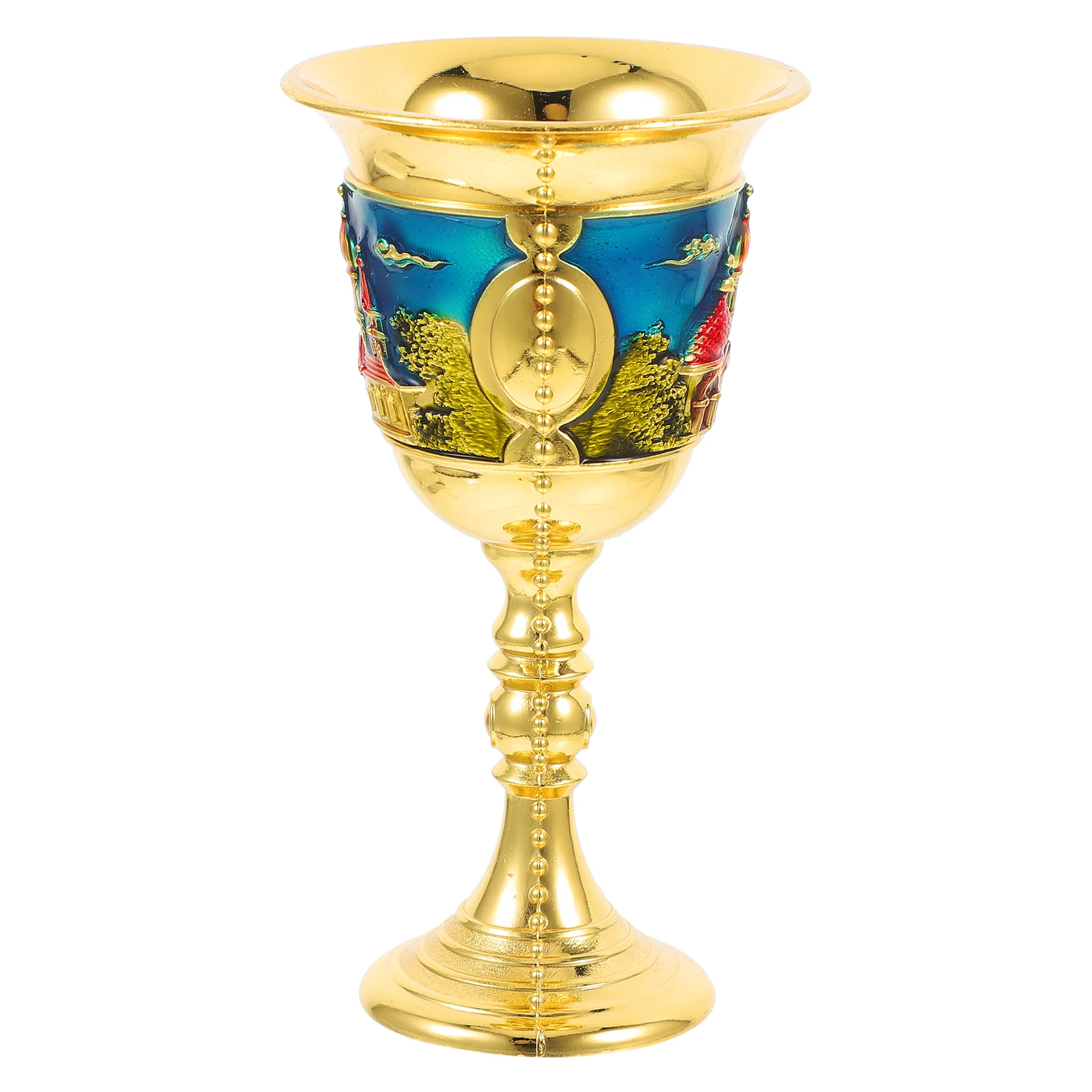 Zinc Alloy Retro Cup Castle Style Creative Engraved Blue Elegant Drinkware For Juice Yogurt Small Tea Cups Decorative Water
Zinc Alloy Retro Cup Castle Style Creative Engraved Blue Elegant Drinkware For Juice Yogurt Small Tea Cups Decorative Water