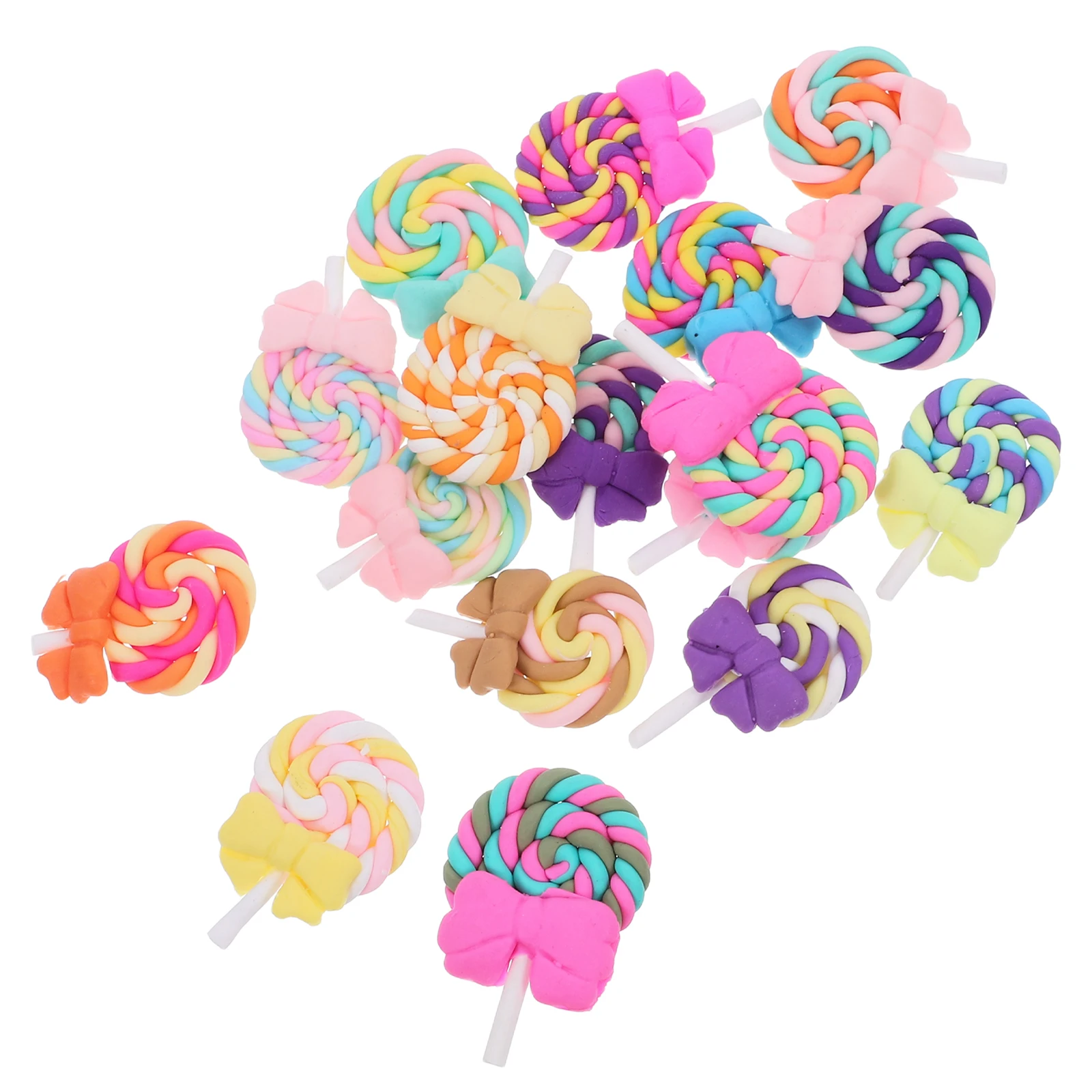 17 Pcs Simulated Food Toys Lollipop Charms Cute Bow Tie Polymer Clay Jewelry Making Kawaii Magnets Craft Beads Fake
17 Pcs Simulated Food Toys Lollipop Charms Cute Bow Tie Polymer Clay Jewelry Making Kawaii Magnets Craft Beads Fake